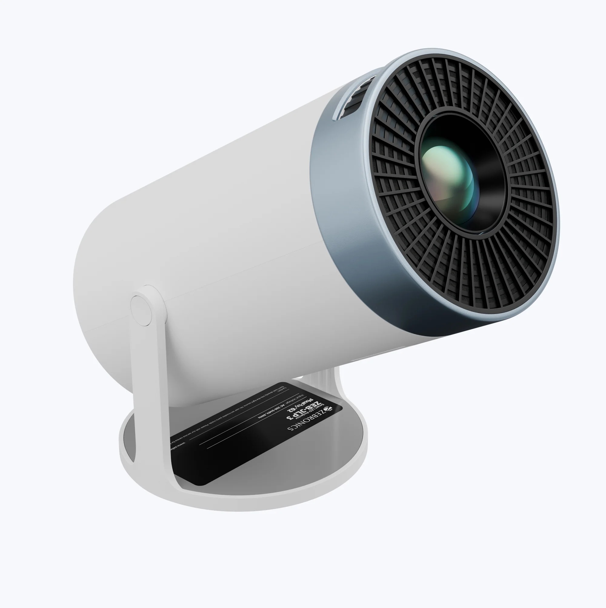 Zebronics ZEB-PixaPlay 62 Smart LED Projector - 720p HD, 3000 Lumens, Android 11, Dual Band Wi-Fi, Bluetooth